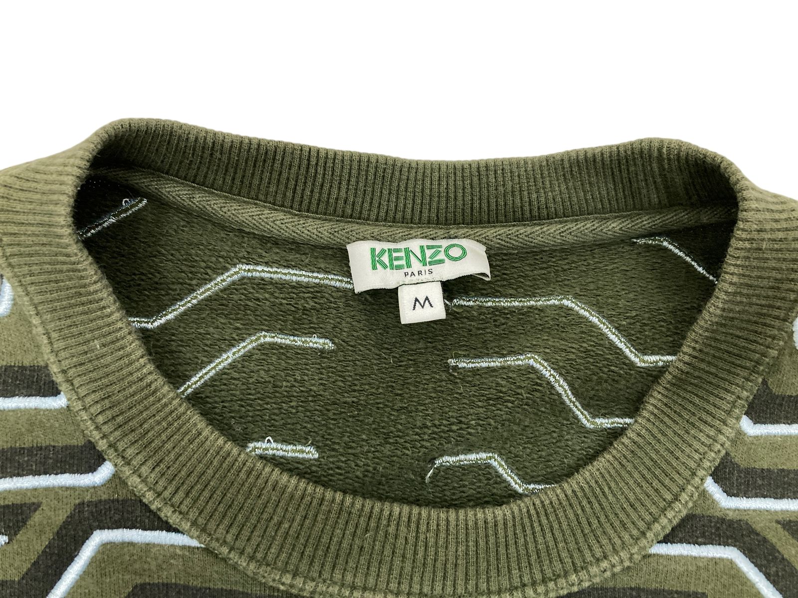 KENZO (ケンゾー) 虎モチーフ ロゴ 刺繍 スウェット スエット