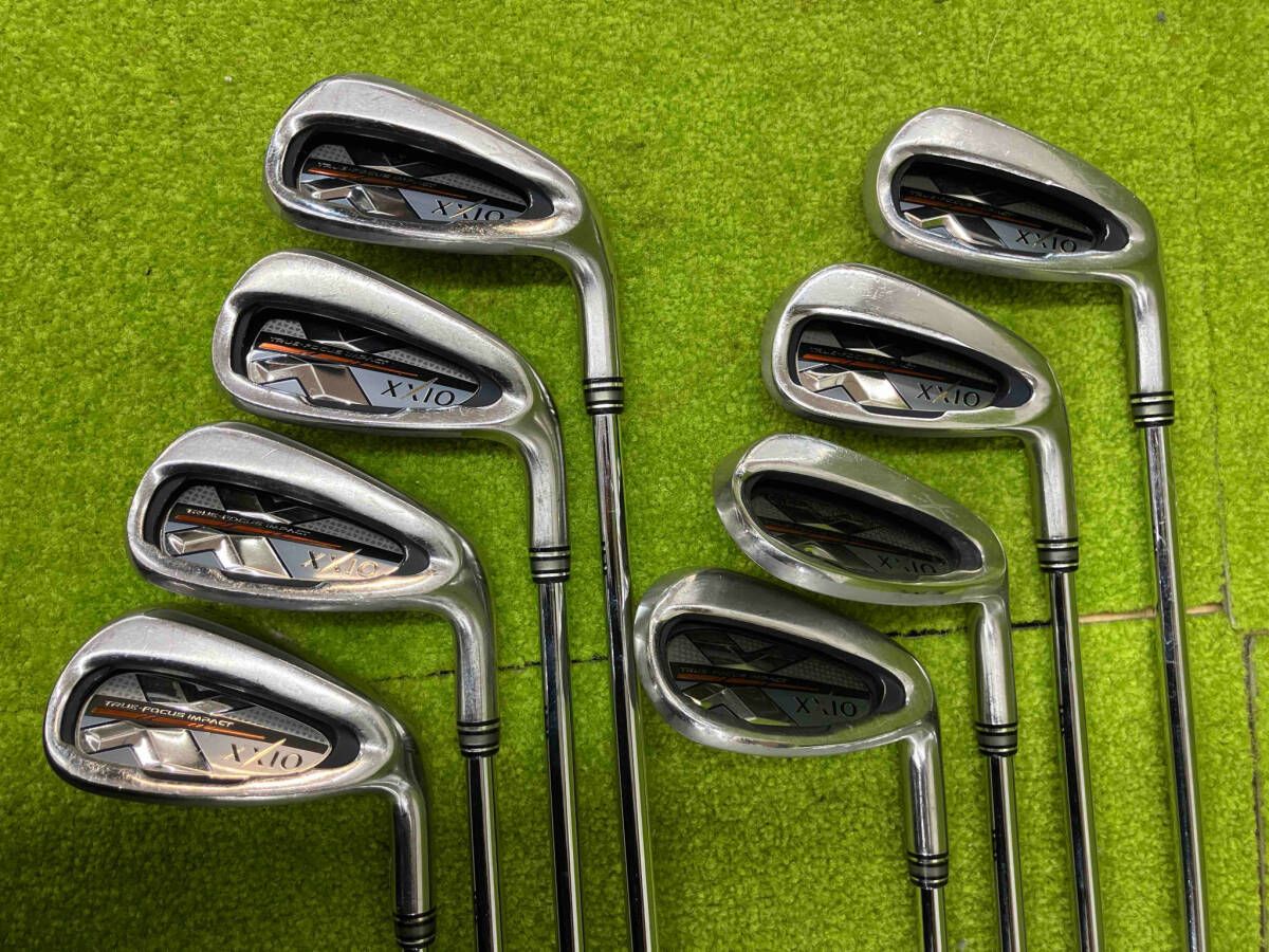 ダンロップ DUNLOP ゼクシオ エックス XXIO X シャフト N.S.PRO 870GH フレックス S 5-9，S，A，P 8本セット アイアンセット ゴルフクラブ