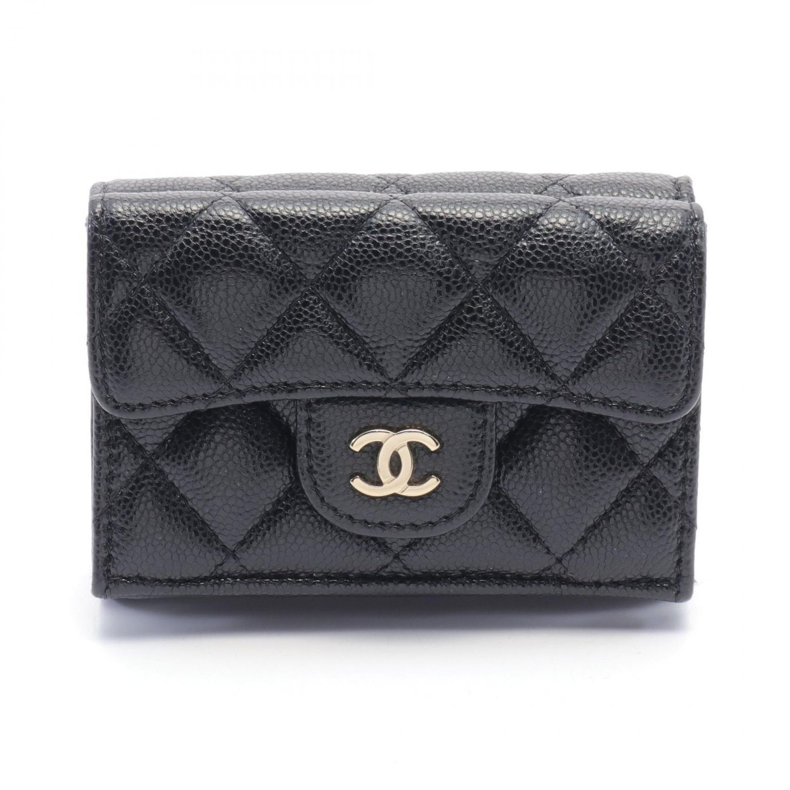 鑑定済み】シャネル 三つ折り財布 クラシック スモール フラップ