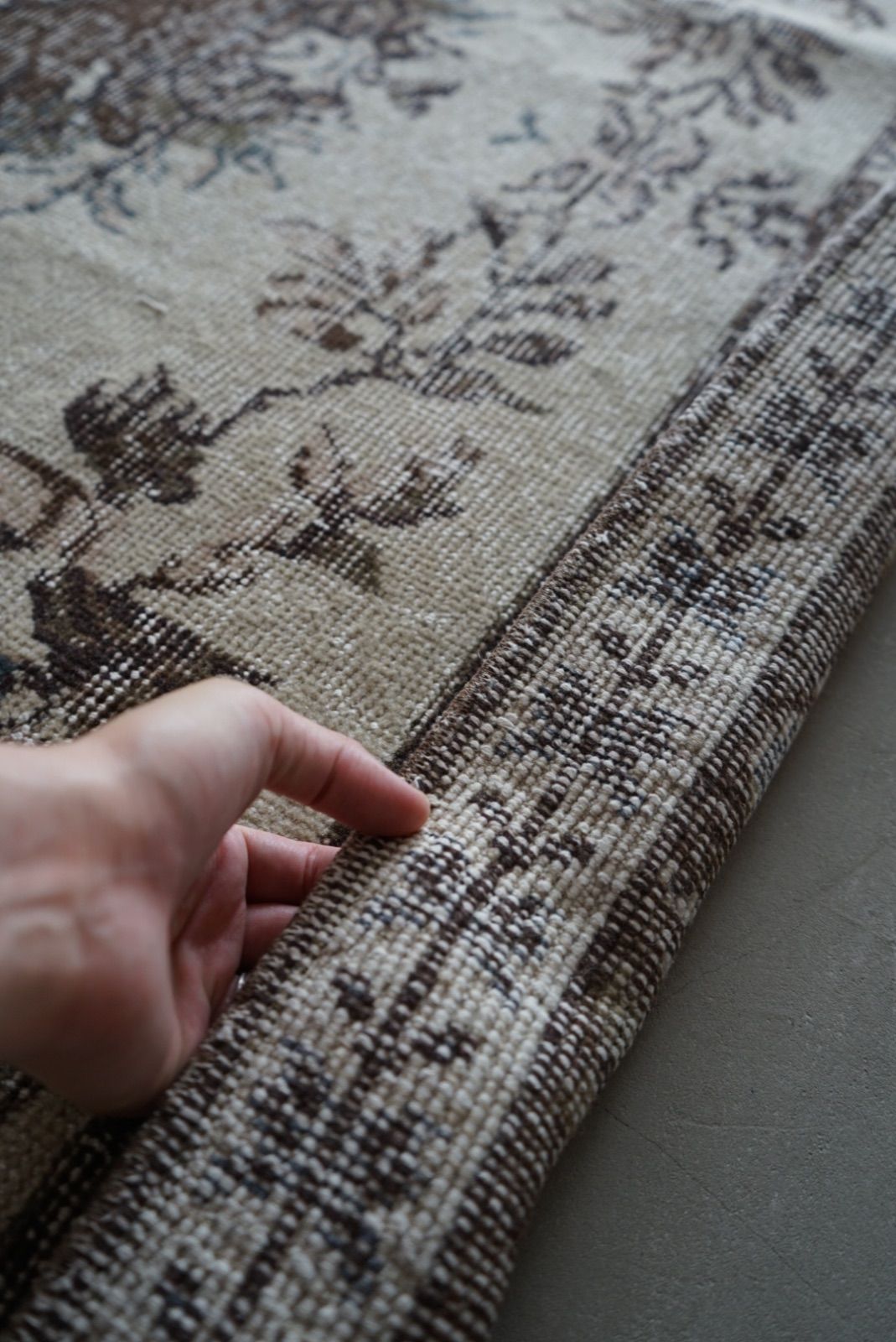 ヴィンテージラグ トルコ イスパルタ 1970年代 277 × 166 cm No