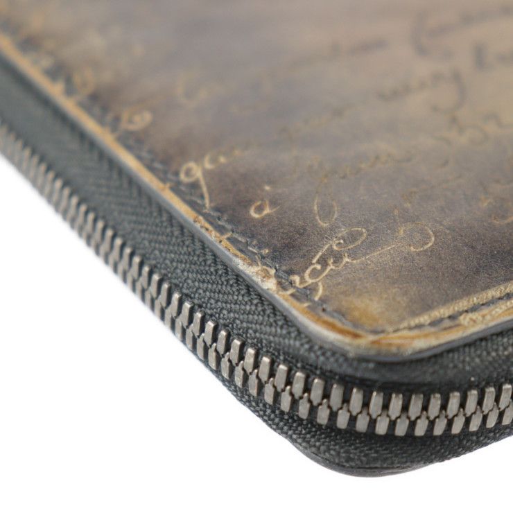 Berluti ベルルッティ TINEO ティネオ 長財布 ベルルッティティネオ ラウンドファスナー カリグラフィ ダーク