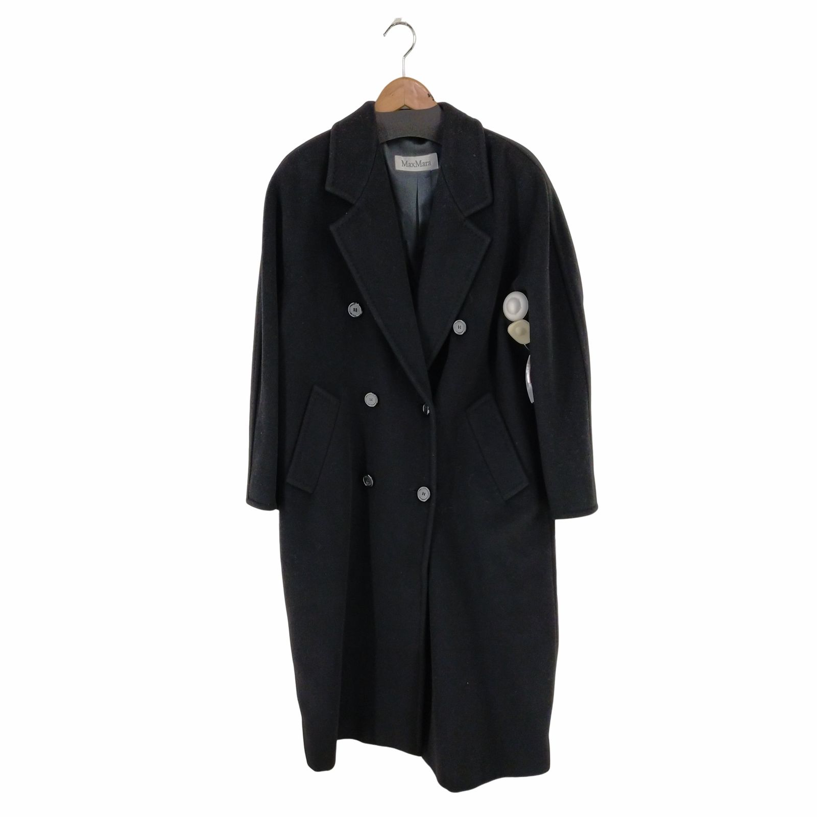 マックスマーラ MAX MARA 白タグ ウール カシミヤ ダブルコート