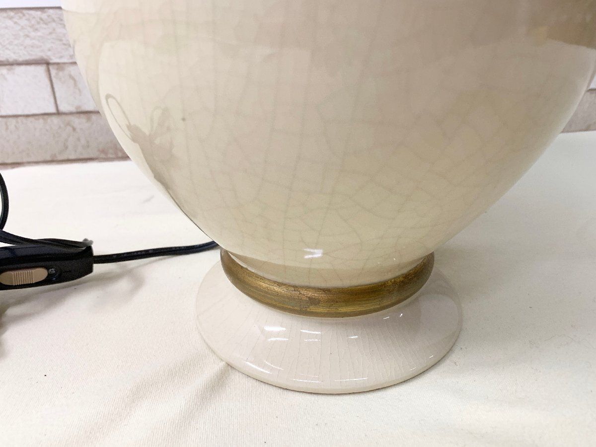 幅広い用途に使える ル ドファン Le Dauphin テーブルランプ 卓上ランプ 照明器具 通電 済み 陶器製 スイッチ フランス 他1228 お早めにどうぞ！