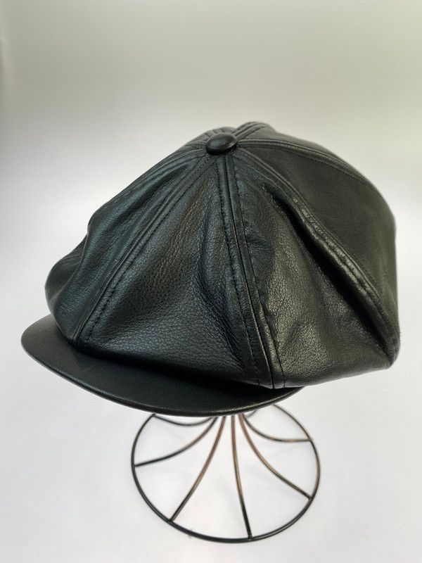 品 UNNAMED HEADWEAR アンネームドヘッドウェア LEATHER CASQUETTE レザー キャスケット 帽子 185-250914-em-12-min
