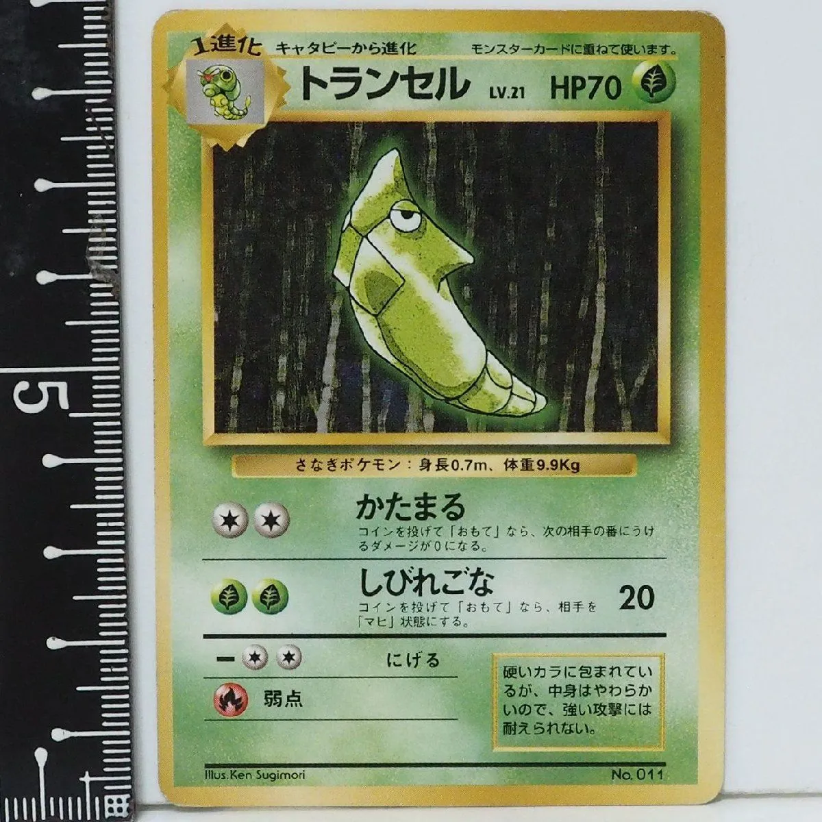 旧裏ポケモン カードゲーム第1弾 初版【1進化 トランセル LV.21 HP70