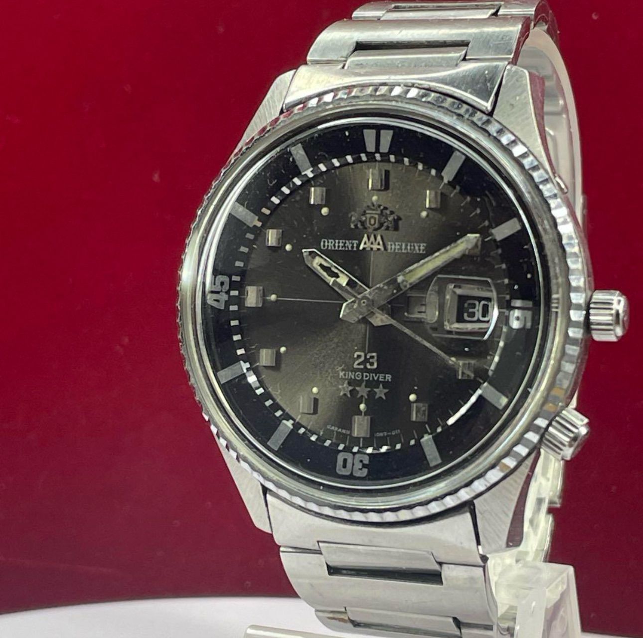 OH済 キングダイバー 風防新品換済 ORIENT AAA DELUXE 腕時計 【公式通販】