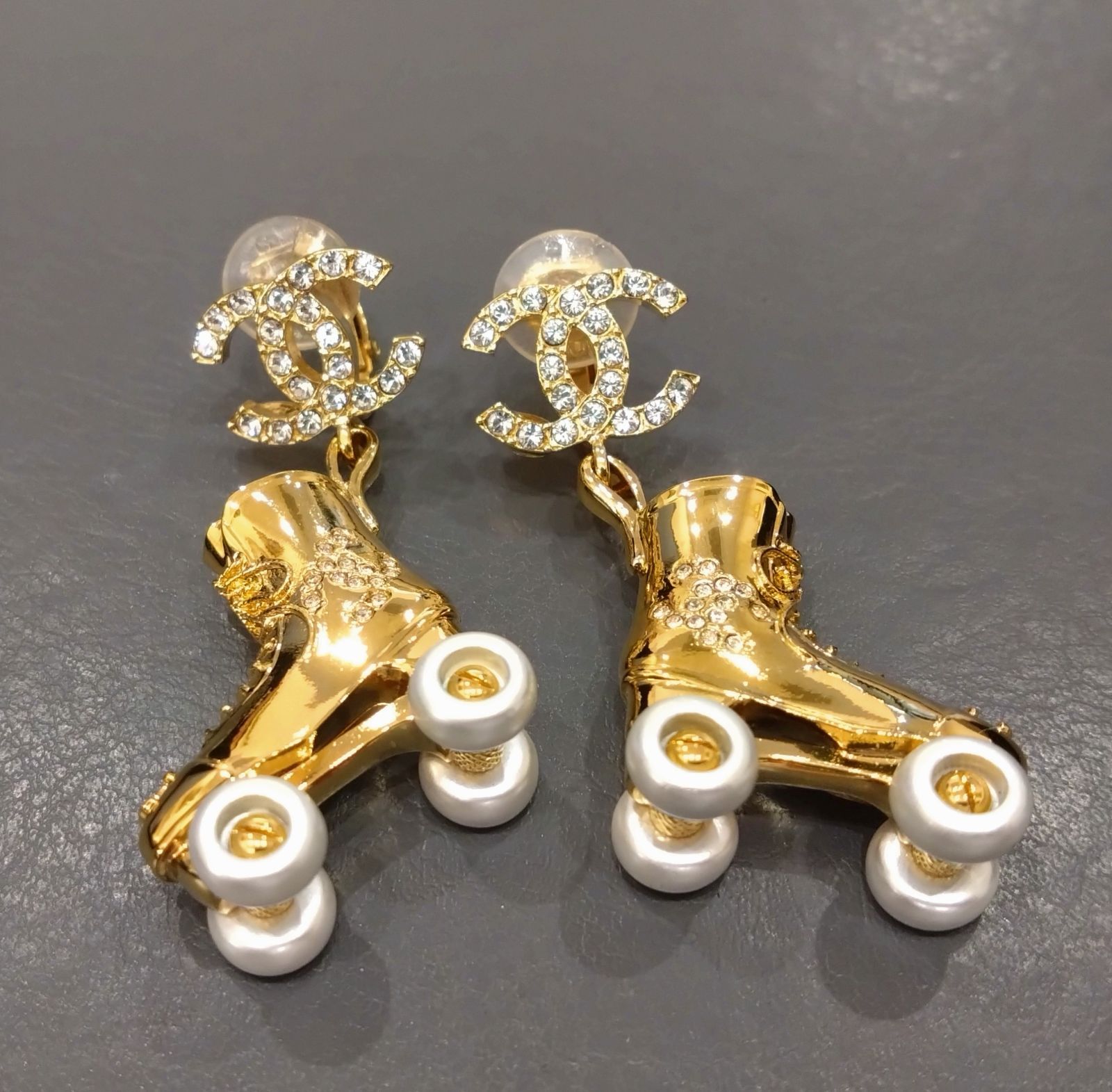 ☆2126 展示級！ CHANEL シャネル ココマーク ローラースケート