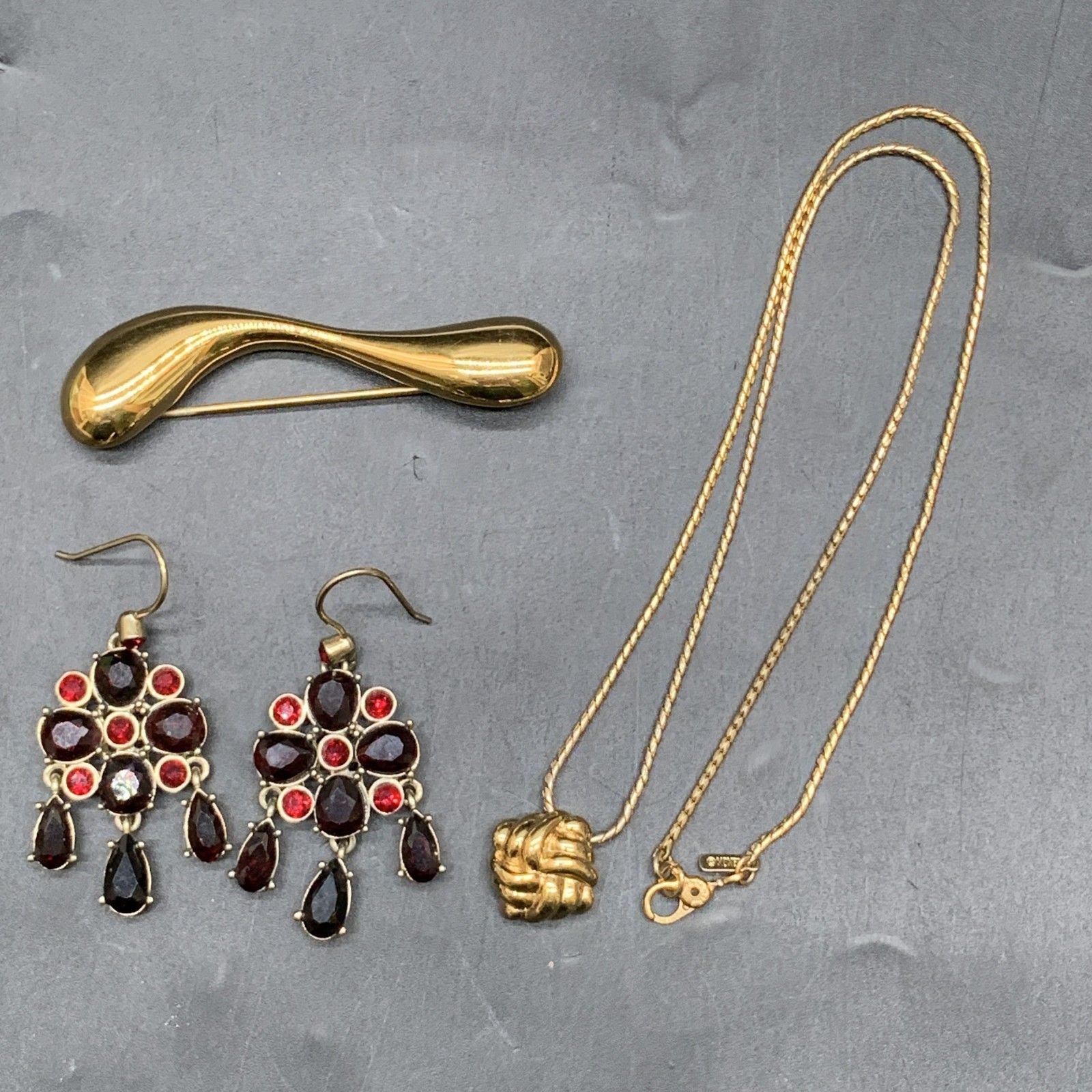 I334 Monet モネ ヴィンテージ アクセサリー3点おまとめ レディース