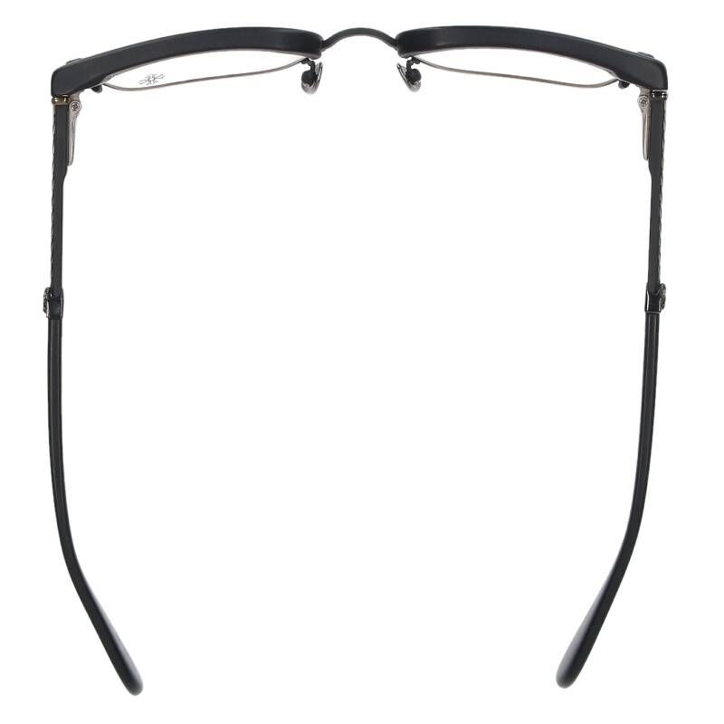 クロムハーツ CHUCK フレアニーテンプルBSフレアハーフリムサングラス  