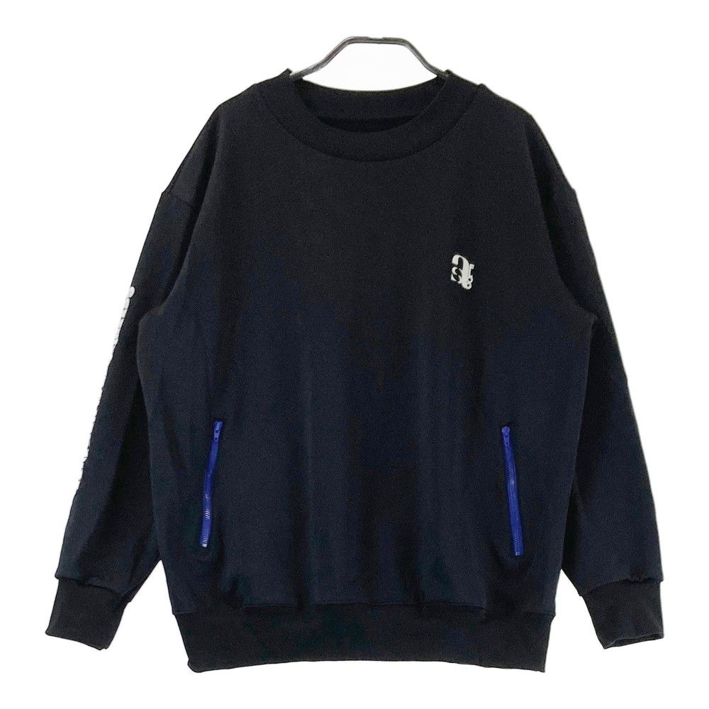 サイズ：ML STCH SEVENTYTWO CLUBHOUSE ×ANTIQUA GOLF スウェット トレーナー  ブラック系 [240101339758] ゴルフウェア レディース ストスト