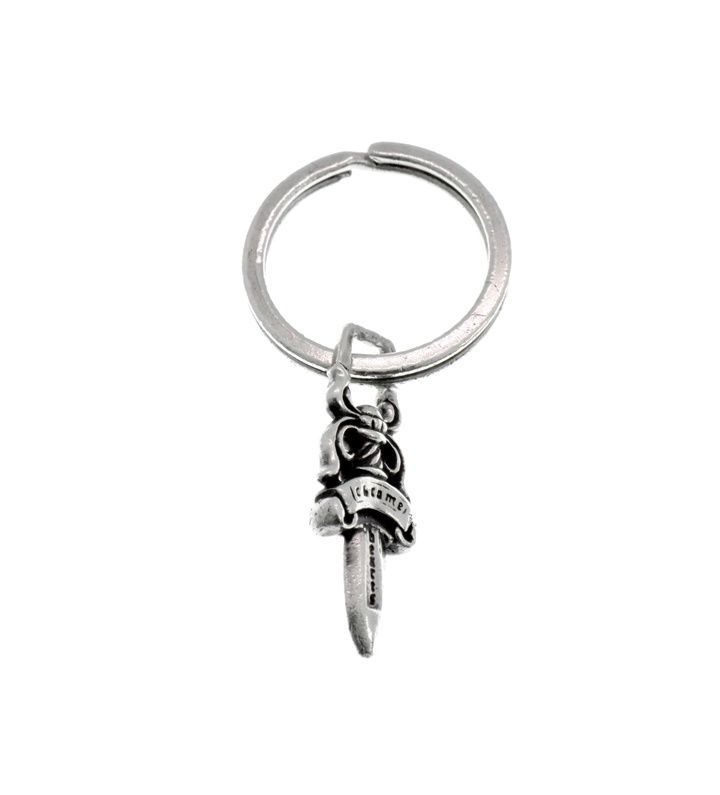  クロムハーツ CHROME HEARTS No 5 DGGR ダガー キーリング シルバー キーホルダー n 9521 その他 アクセサリー