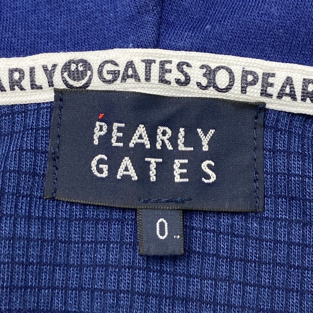 PEARLYGATES ニコちゃん　ゴルフウェア　パーカー サイズ：0 PEARLY GATES パーリーゲイツ 30周年 スウェット