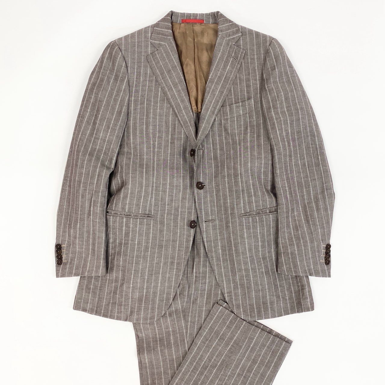 カ*メ様 ISAIA イザイア　ブラウン テーラードジャケット　46 イタリア製 ISAIA イザイア ブラウン系 サイズ 46 S〜M テーラード