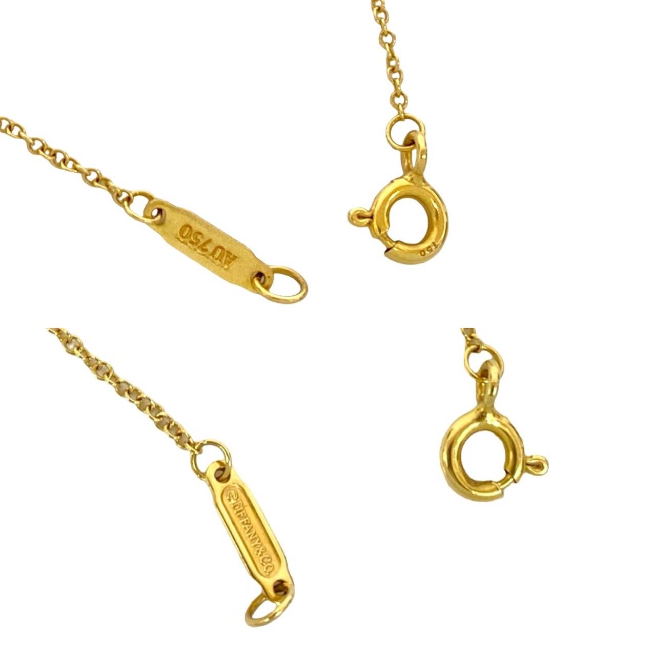 TIFFANY-Co. ティファニー インフィニティ エンドレス ブレスレット K18ゴールド チェーン バングル アクセサリー 06497