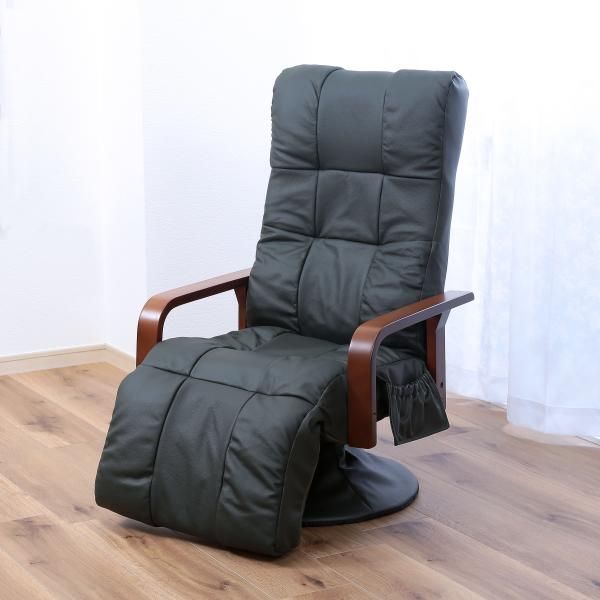 4営業日で発送 谷村実業 本革ﾌｯﾄﾚｽﾄ付きﾘｸﾗｲﾝｸﾞﾁｪｱDGNﾌｯﾄﾊｲ TAN-258F DGN