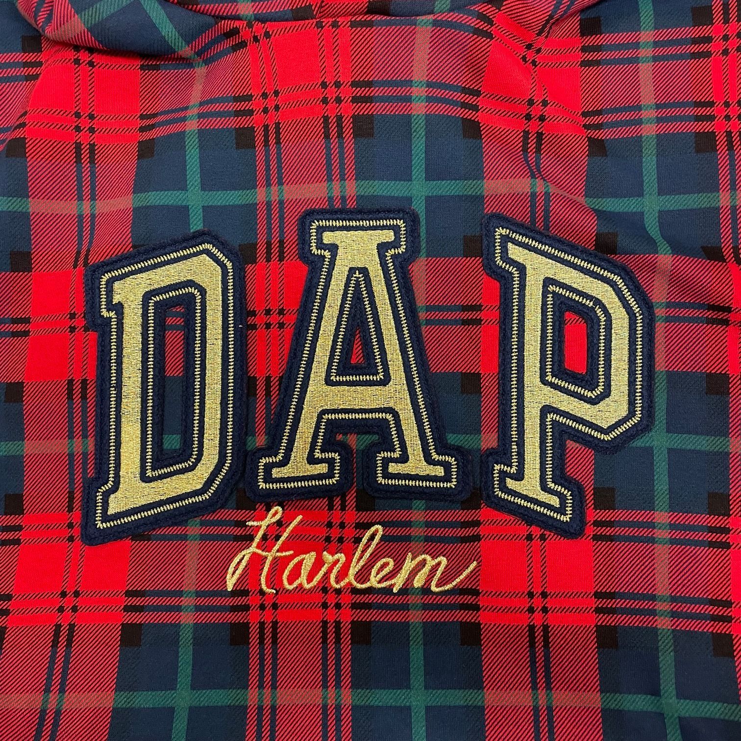 国内正規 GAP Dapper Dan 22AW DAP Harlem Hoodie チェック パーカー 