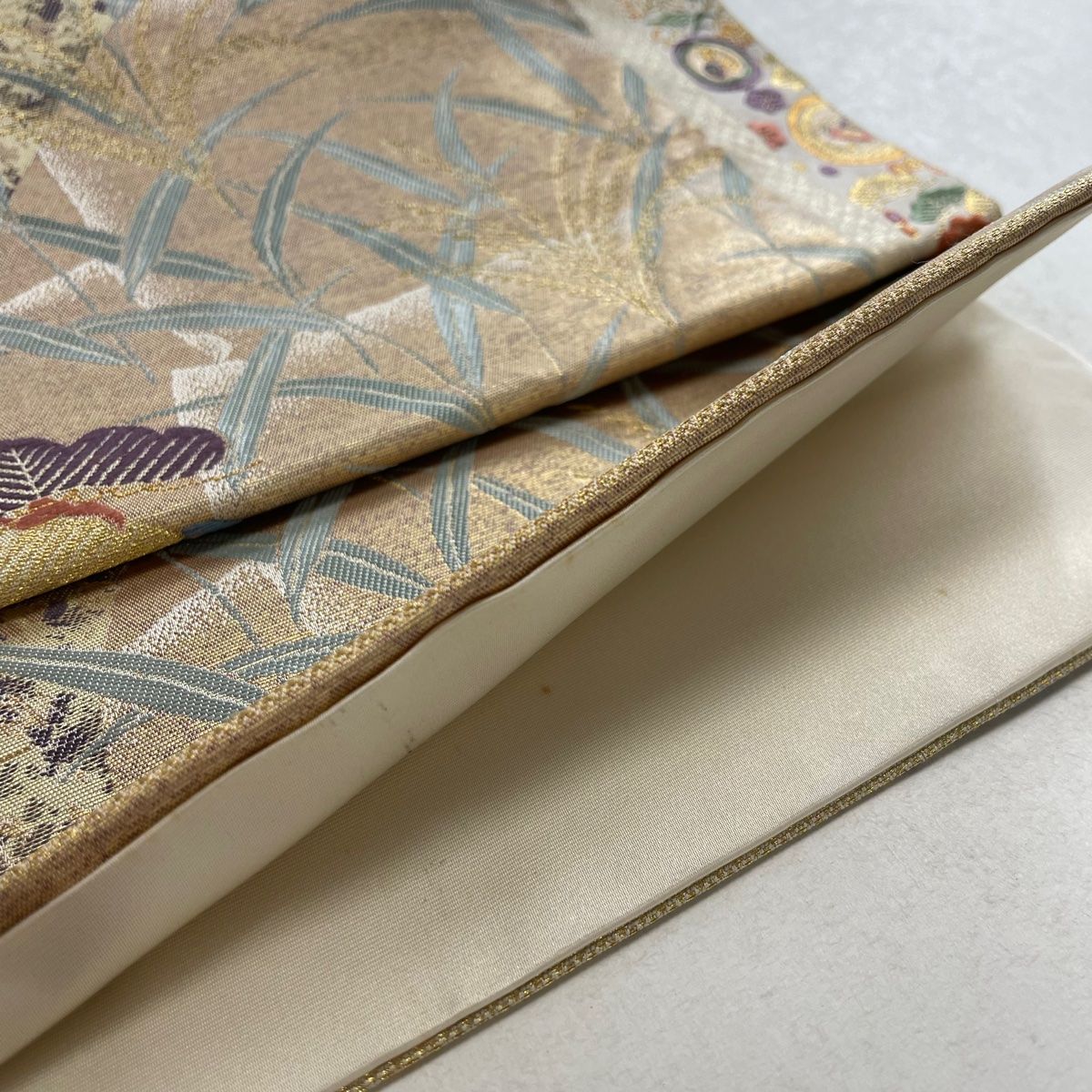 袋帯 秀品 松 宝尽くし 金糸 金色 六通 正絹 【中古】 - メルカリ