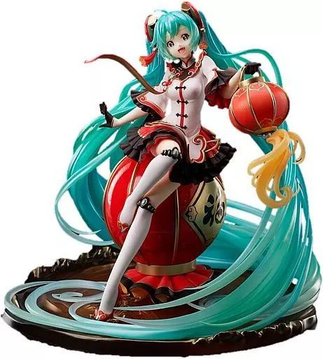初音ミク フィギュア 春節 中古品 F:NEX × POPPRO】初音ミク 2022春節Ver. 1/7スケールフィギュア