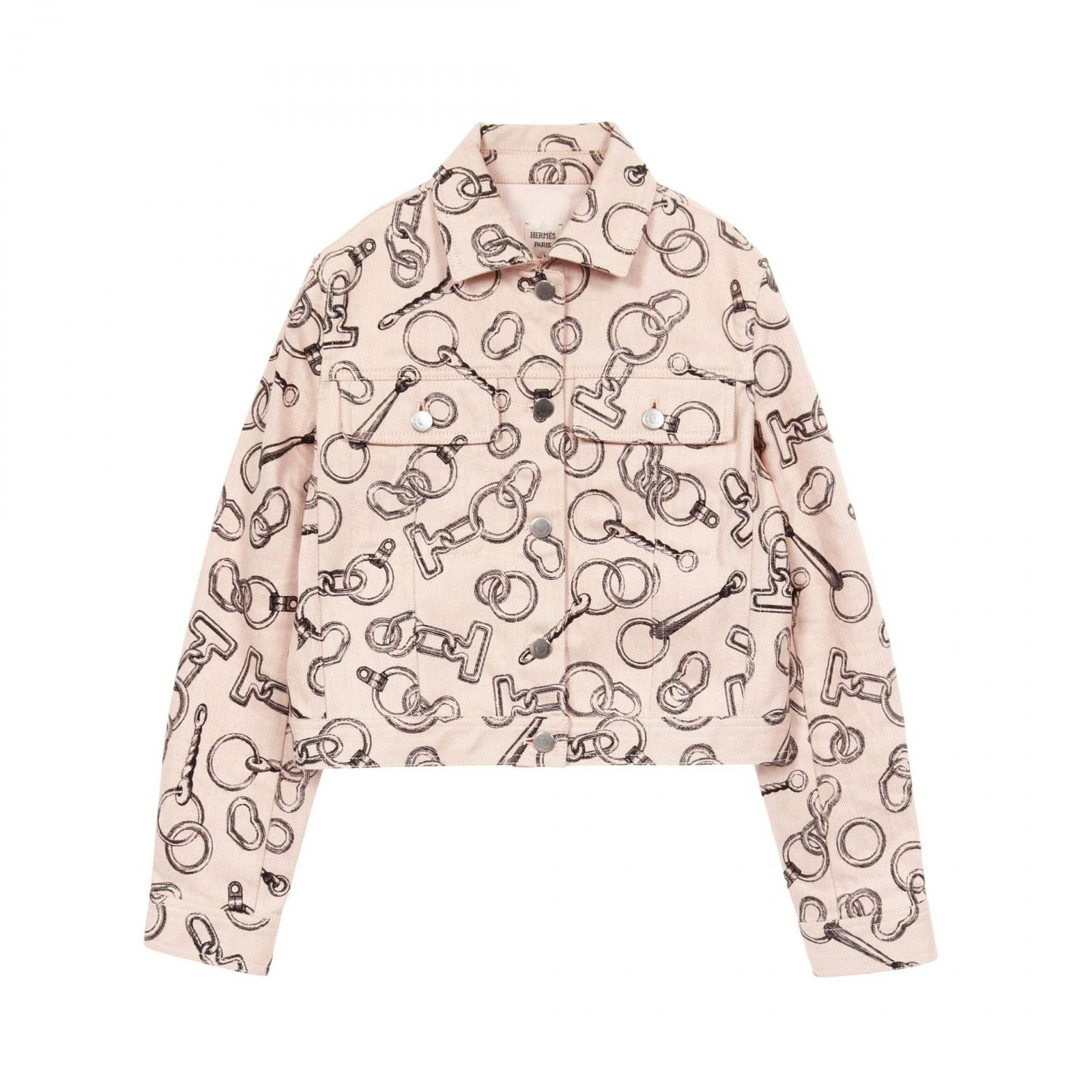 HERMES エルメス Effet Kaleidoscope Finesse デニムジャケット