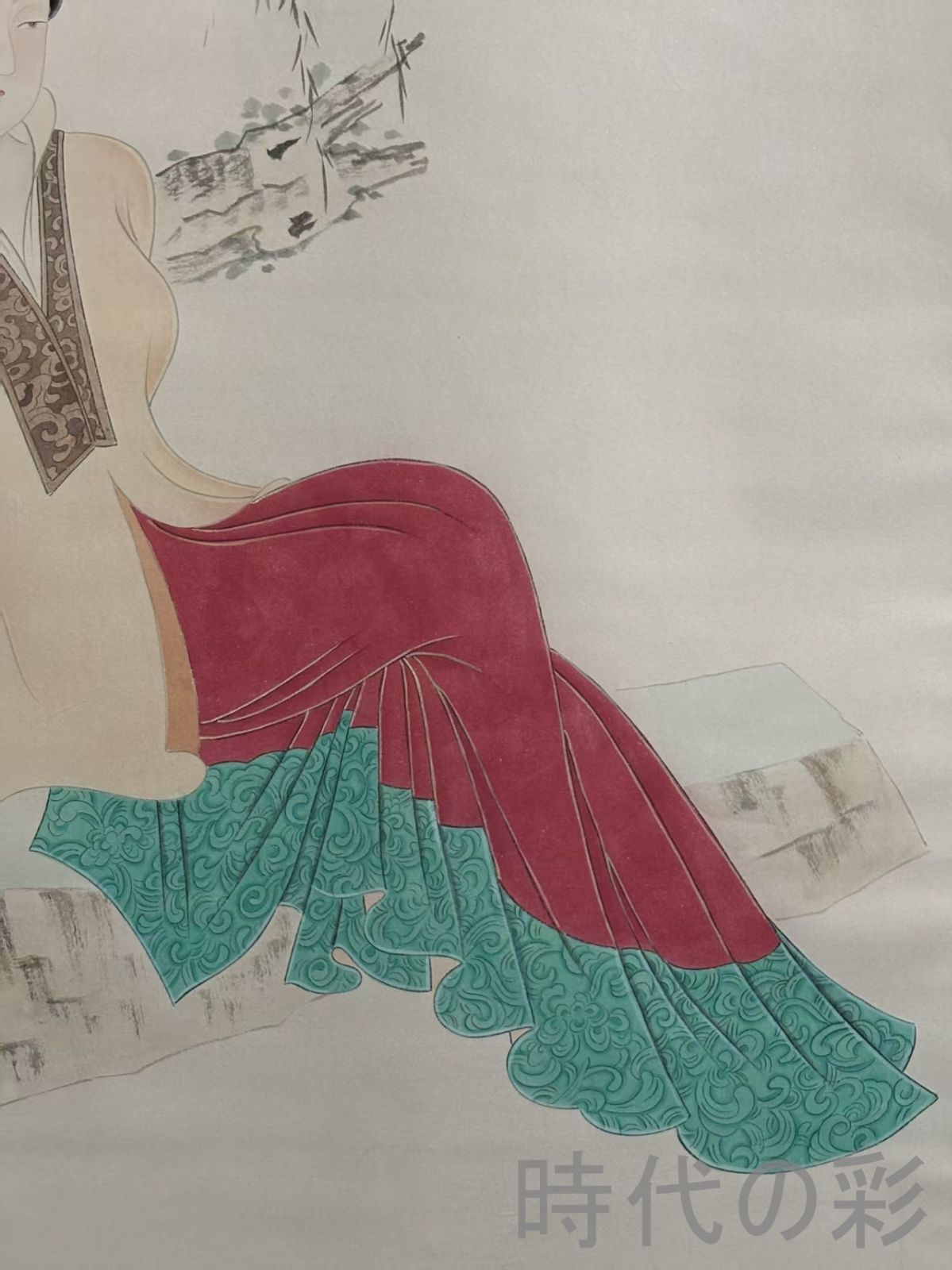 中国古美術 清代 絹本手描き 張大千 仕女図 四尺 手絵信箋付 仕女画 肉筆 古玩 中国書画 古美味 掛け物 人物図 中堂画 装飾画 時代画家 R07100740 WWW_IMPECCABLEHEALTHCARESERVICES_COM