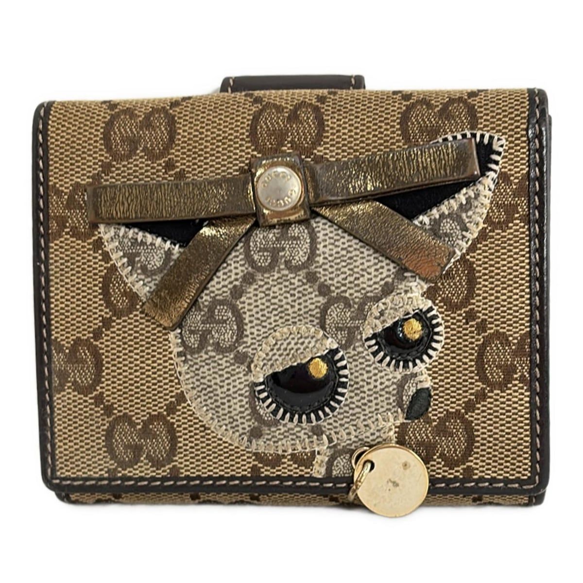 GUCCI グッチ 財布 二つ折り財布 オリジナル GG柄 アウトレット