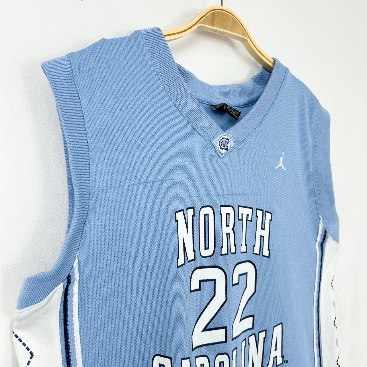 フォロワー様クーポン配布中！】NIKE JORDAN ナイキ ジョーダン NCAA JORDAN NORTH CAROLINA ノースカロライナ大学  ゲームシャツ ユニフォーム マイケルジョーダン バスケットボール L ブルー 輸入古着 メンズ 【S55】 - メルカリ