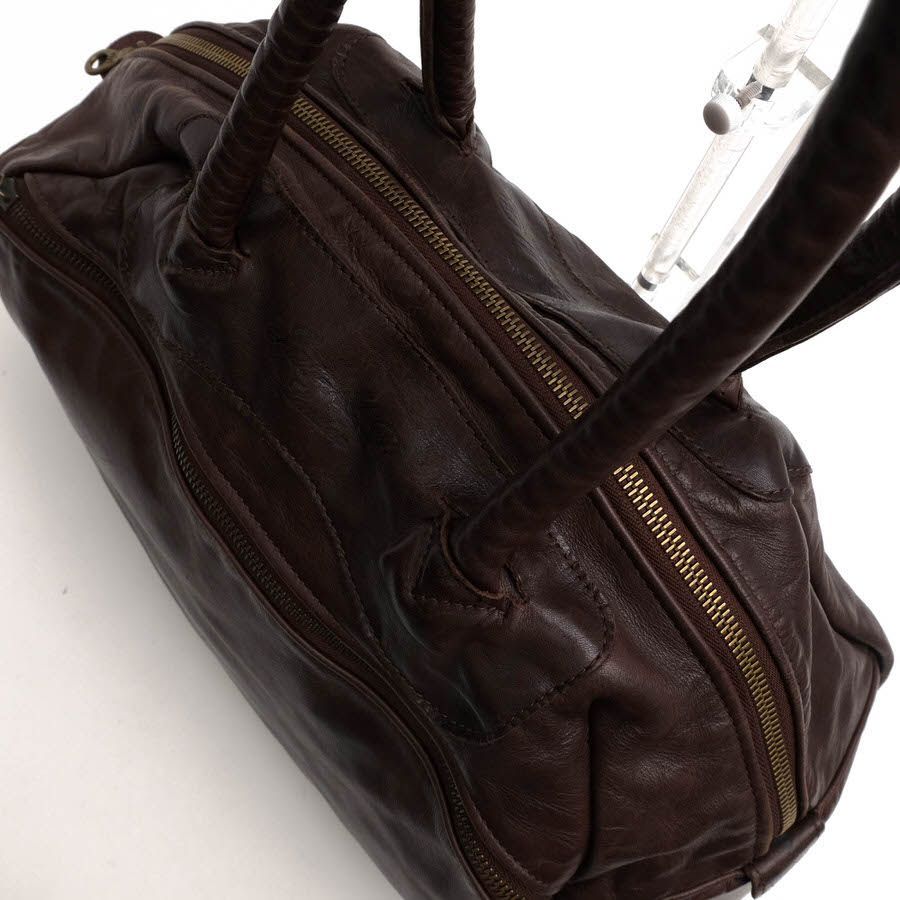 ジャスエムビー／Jas-M.B. バッグ ボストンバッグ 鞄 旅行鞄 メンズ 男性 男性用レザー 革 本革 ダークブラウン 茶 ブラウン SMALL  BT 肩掛け ワンショルダーバッグ