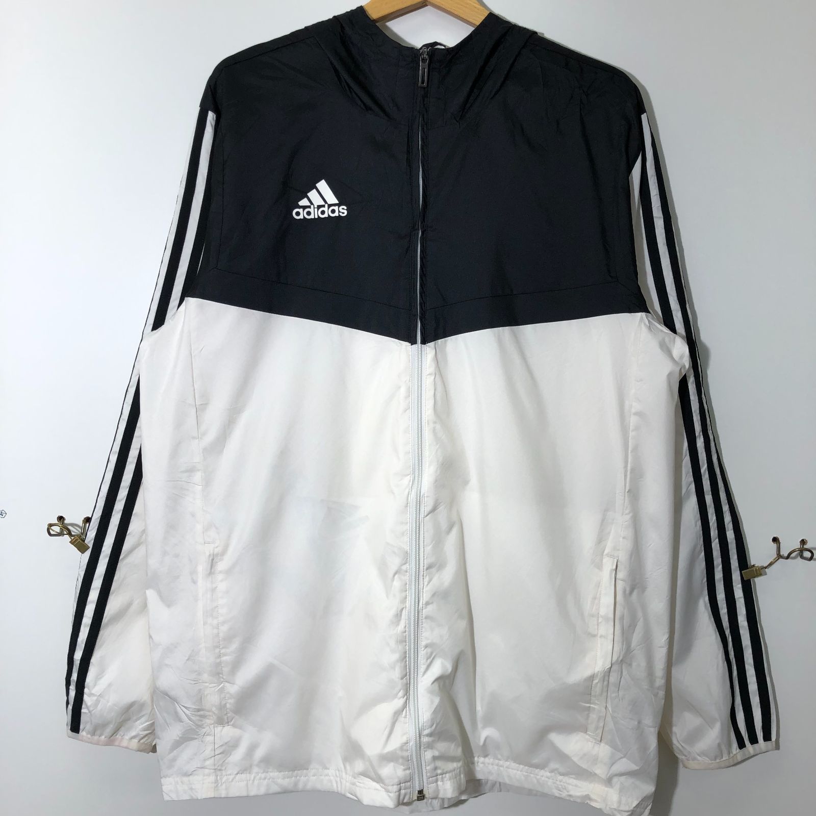 adidas アディダス ナイロンジャケット ウインドブレーカー フーディー 