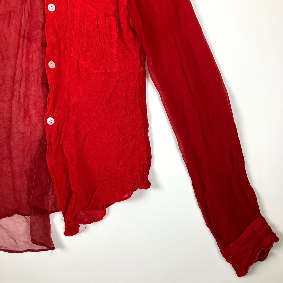 COMME des GARCONS コムデギャルソン オーガンジー長袖スタンダード