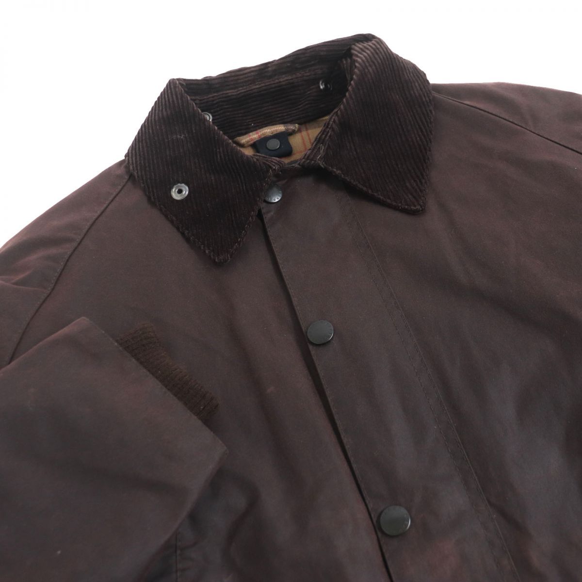 美品□Barbour/バブアー 1802135 襟コーデュロイ BEDALE JACKET