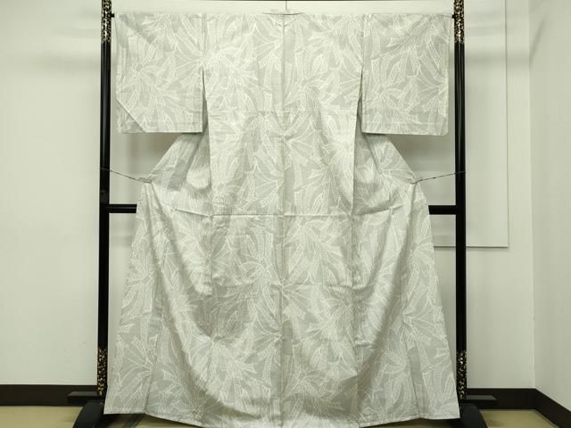 平和屋本店■極上　本場大島紬　白大島　単衣　120亀甲　束ね熨斗　やまと誂製　逸品　CZAA2514s5 平和屋本店▽極上 本場大島紬 白大島 単衣 120亀甲 束ね熨斗 やまと誂