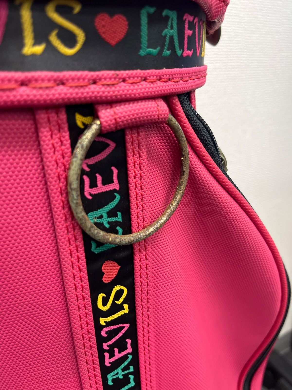 【限定】ゴルフパートナーキャディバッグ中古　ヘッドカバー5個➕おまけ付き 限定】ゴルフパートナーキャディバッグ中古 ヘッドカバー5個