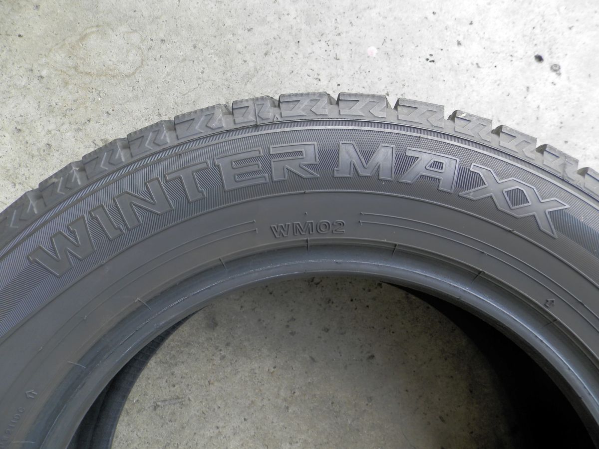 車 195/65R15 ダンロップ WINTERMAXX WM02 スタッドレスタイヤ 4本SET 