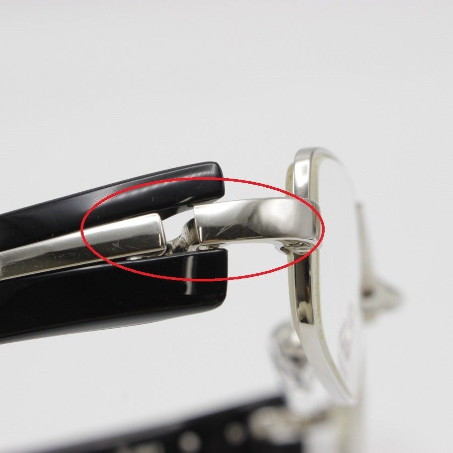 999.9 S-271T col.2090 シルバー/ブラック 54□16-140 メガネ