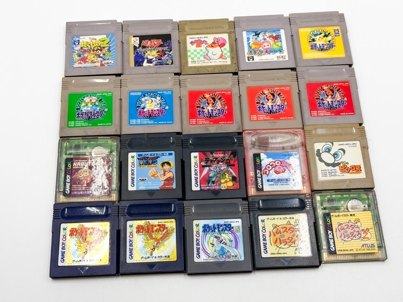 任天堂ゲームボーイ＆カラー ソフト大量セット｜ポケモン