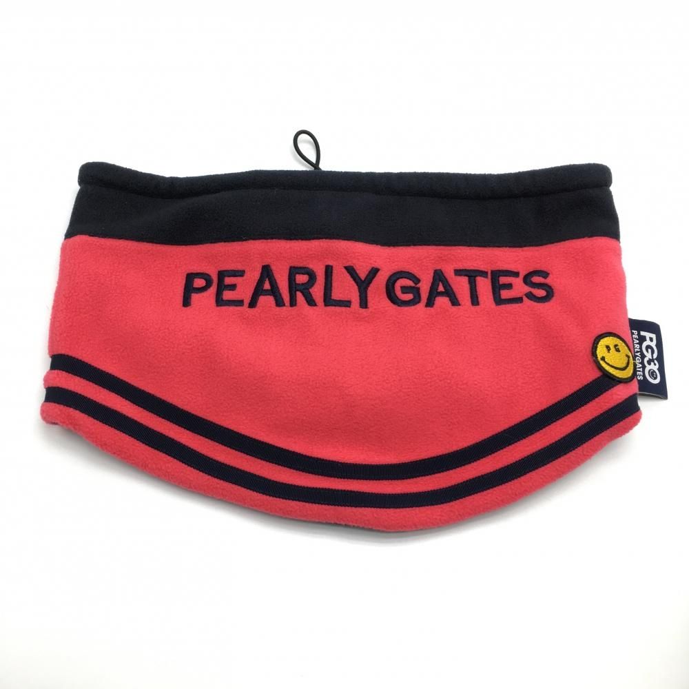 美品PEARLY GATES PG1989 レッド ハイネック シャツ