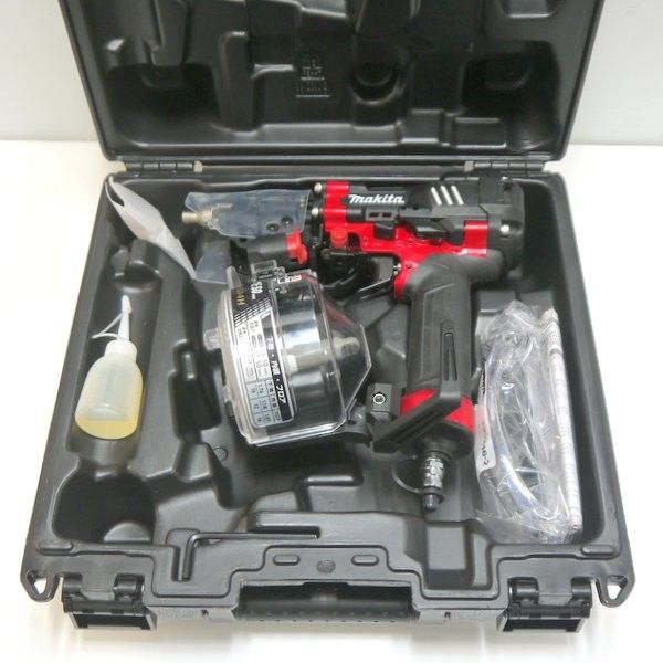マキタ 50mm 高圧エア釘打 AN514H 赤 エアダスタ付 エア釘打機 エア工具 エアーツール makita ≡DT6067