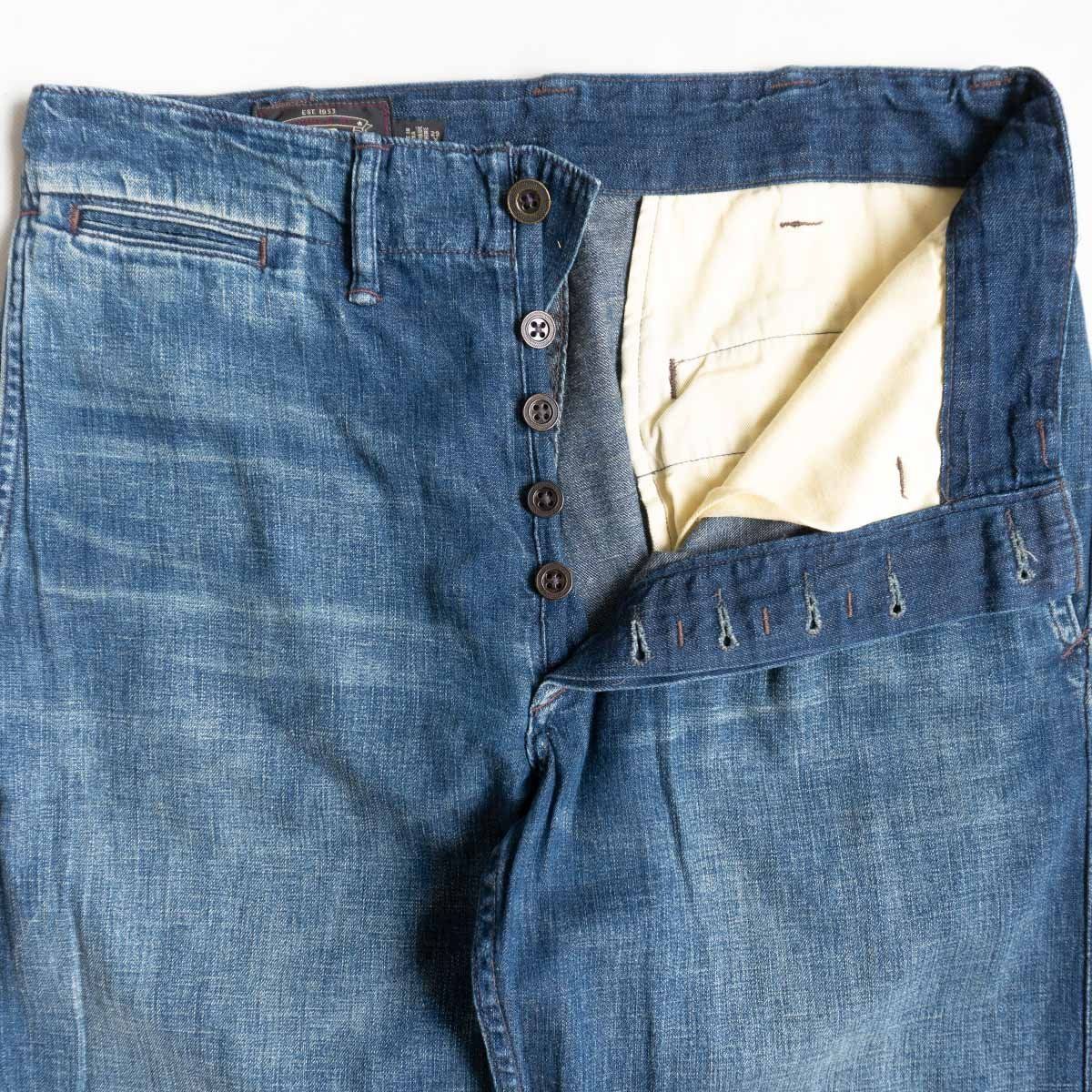 極美品】RRL 【 DENIM TROUSER 】29×30 デニム トラウザー パンツ 