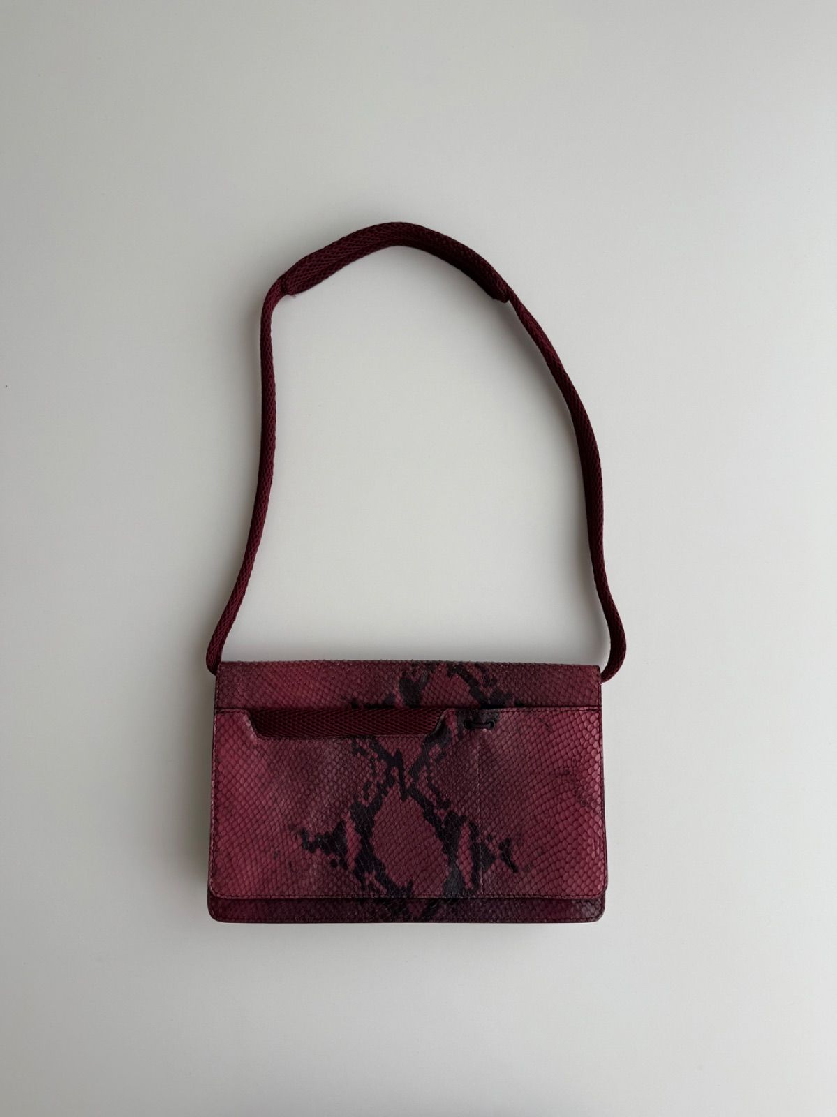 FW1999 MIU MIU PYTHON SHOULDER BAG ミュウミュウ archive