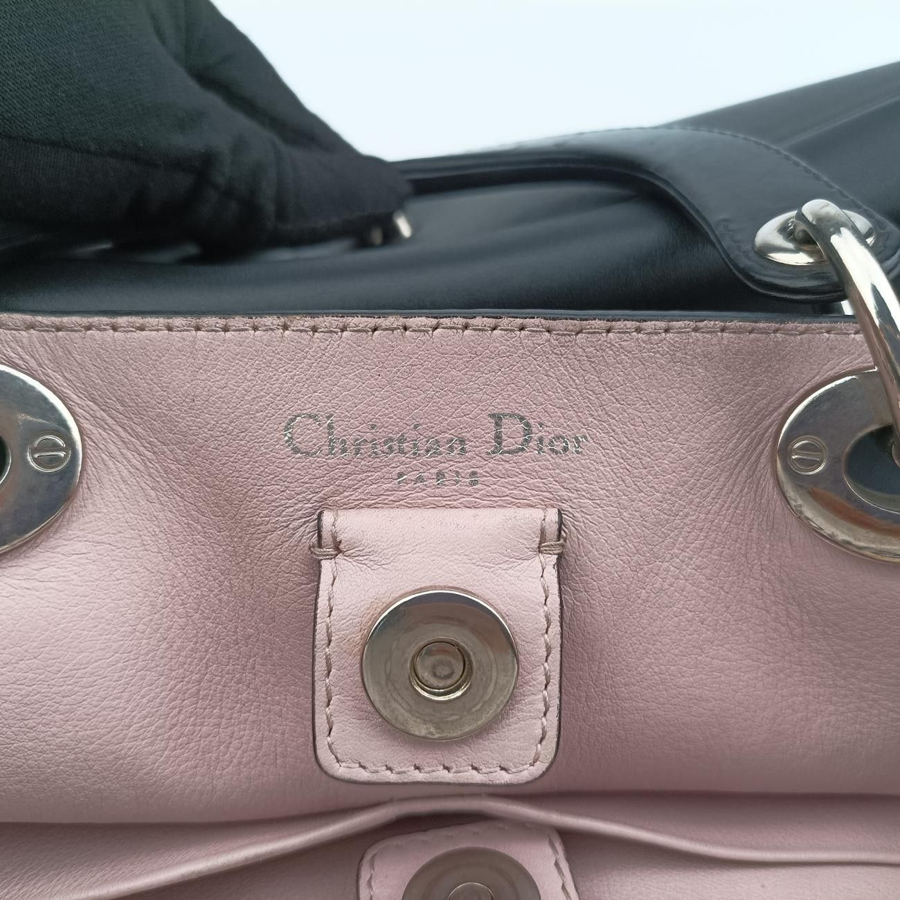 クリスチャンディオールChristian Diorディオリッシモブラックレザー08-MA-0113