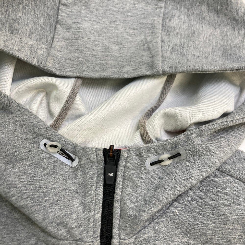 サイズ：5 NEW BALANCE GOLF ニューバランス 2022年 ジップパーカー ジャケット  グレー系 [240101476284] ゴルフウェア メンズ ストスト NEW BALANCE GOLF ニューバランス 2022年 ジップパーカー