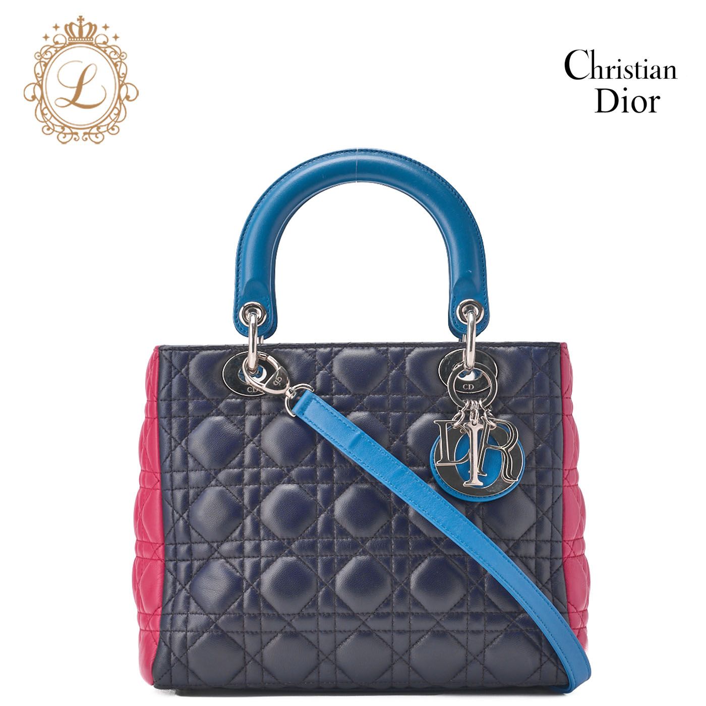 Dior ディオール レディディオール カナージュ ハンドバッグ Dior ディオール レディディオール カナージュ ハンドバッグ