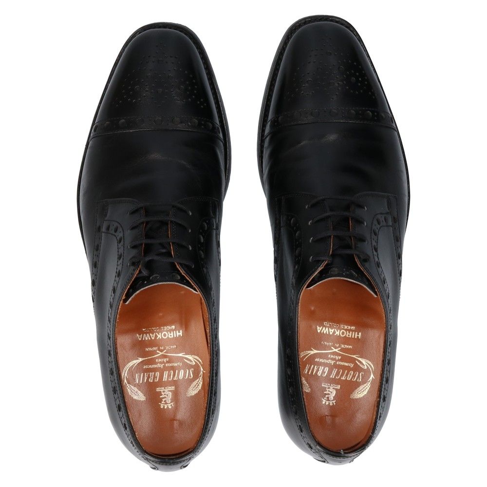 SCOTCH GRAIN (スコッチグレイン) メダリオン装飾ストレートチップ