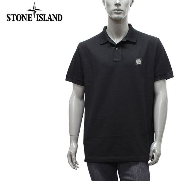 ストーンアイランド STONE ISLAND ワッペン付き ストレッチ鹿の子