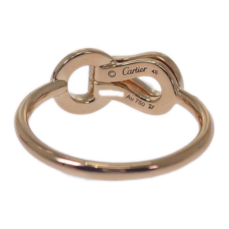 カルティエ CARTIER アグラフ ハーフダイヤ 8号 B4209348 リング 指輪 