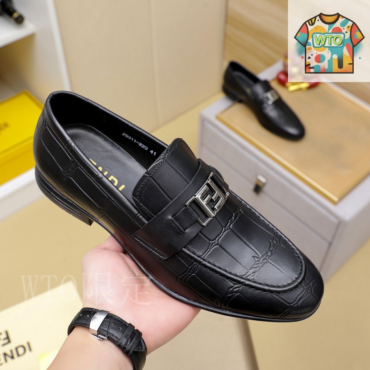 FENDI フェンディ クラシック メンズ スリッポン シューズ-JY98 FENDI フェンディ クラシック メンズ スリッポン シューズ-JY98