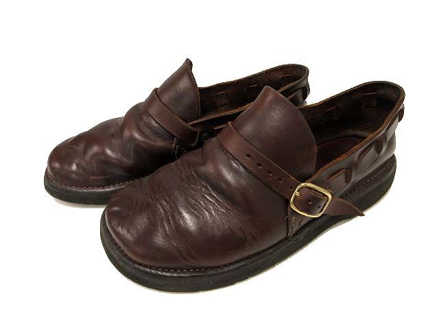 フェルナンドレザー FERNAND LEATHER ミドルイングリッシュ コンフォートシューズ スリッポン ブラウン 8E