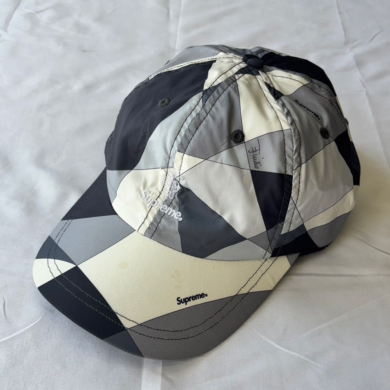21ss Supreme Emilio Pucci 6-Panel Cap Black シュプリーム