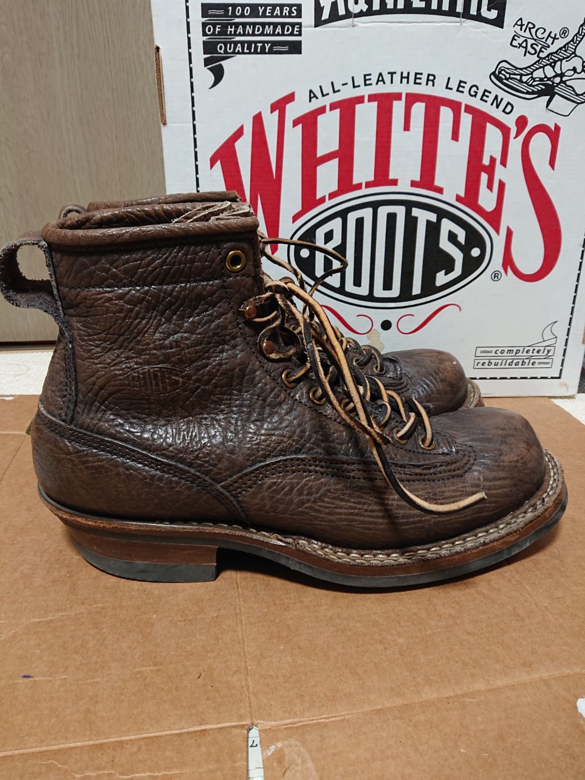 ホワイツブーツ スモークジャンパー ブルハイド オイルドブラウン LTT