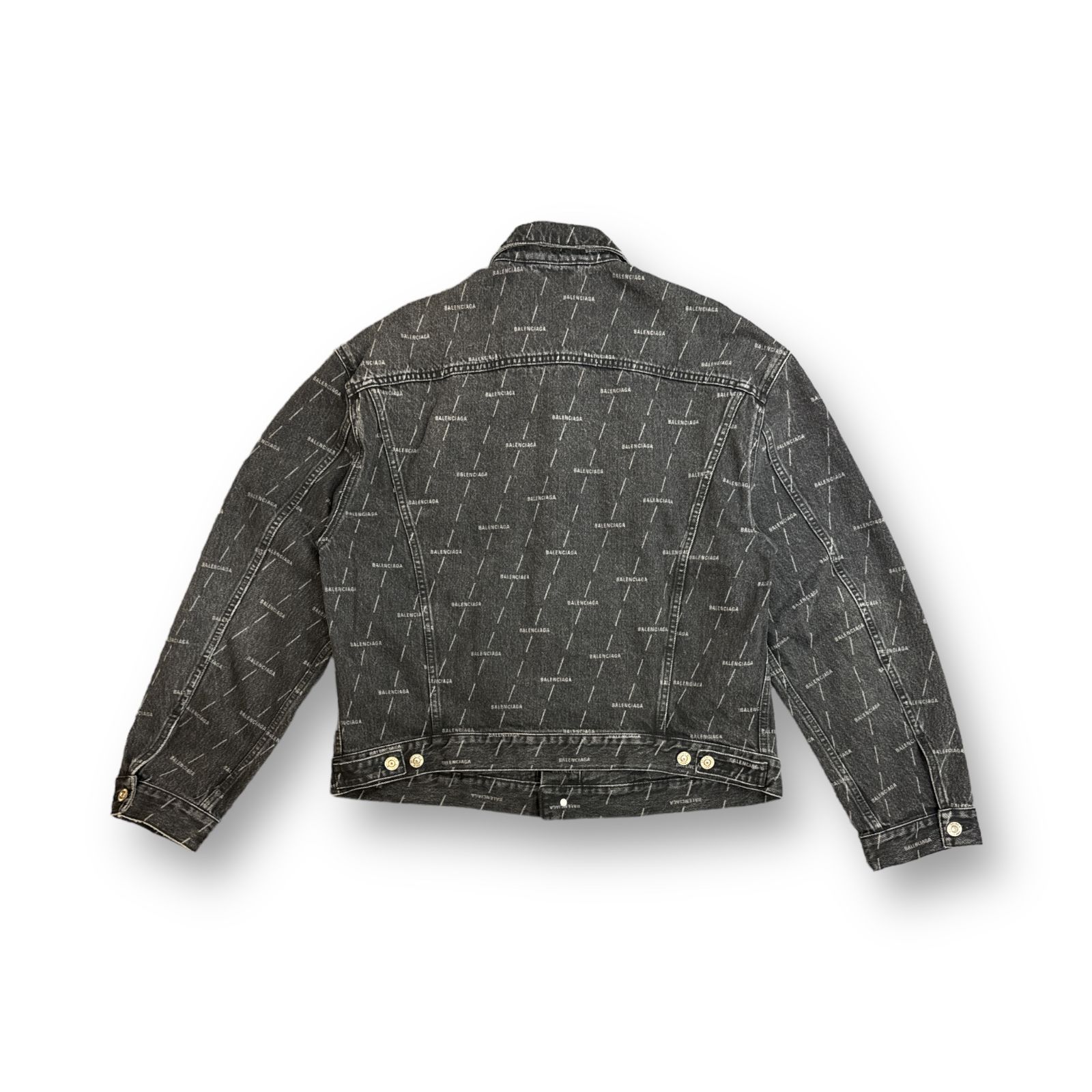 国内正規 BALENCIAGA ロゴデニムジャケット Gジャン バレンシアガ